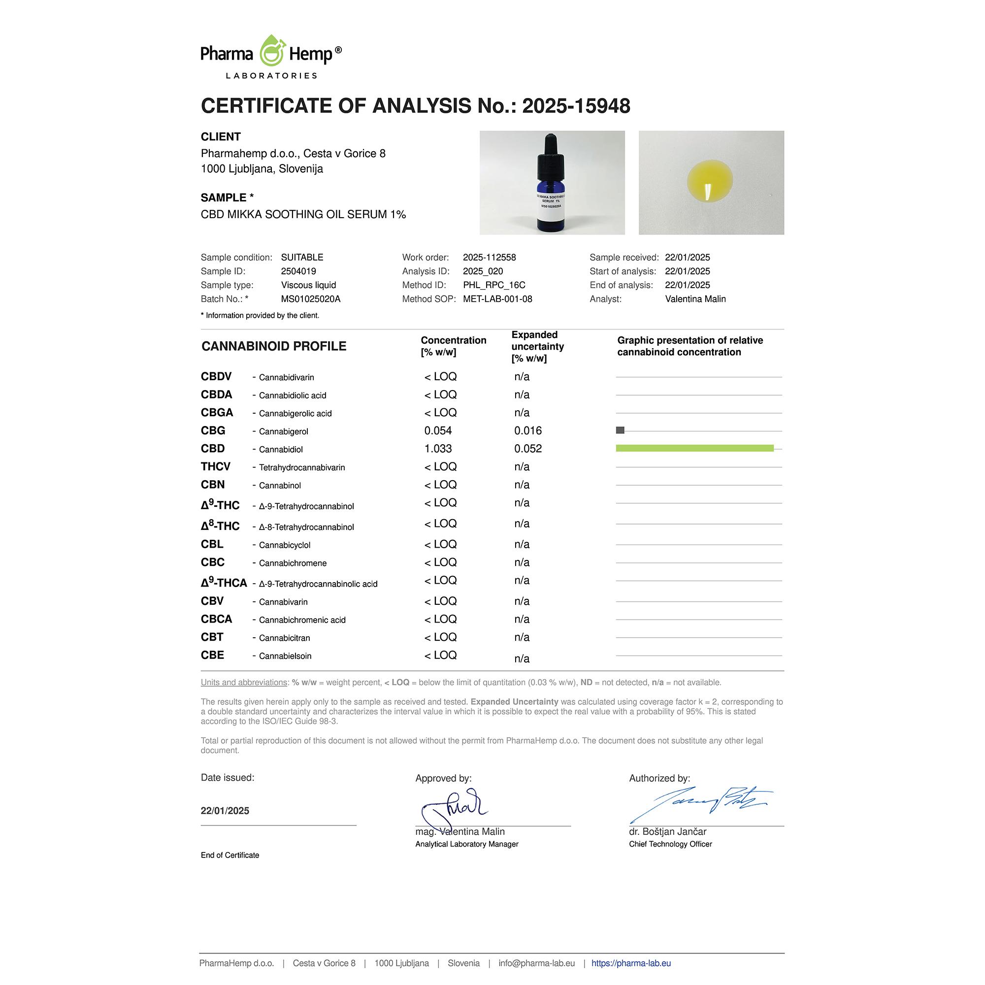 Mikka umirujući uljni serum - Slika 6