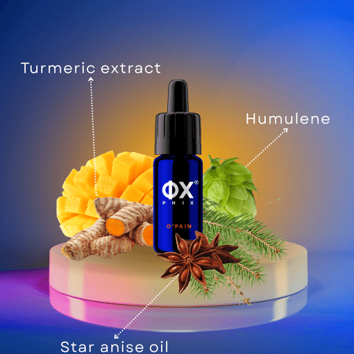 Alternative view of PHIX O'Pain drops