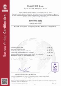 ISO 9001: PharmaHemp’s Quality Management System for Safe, Consistent Products 